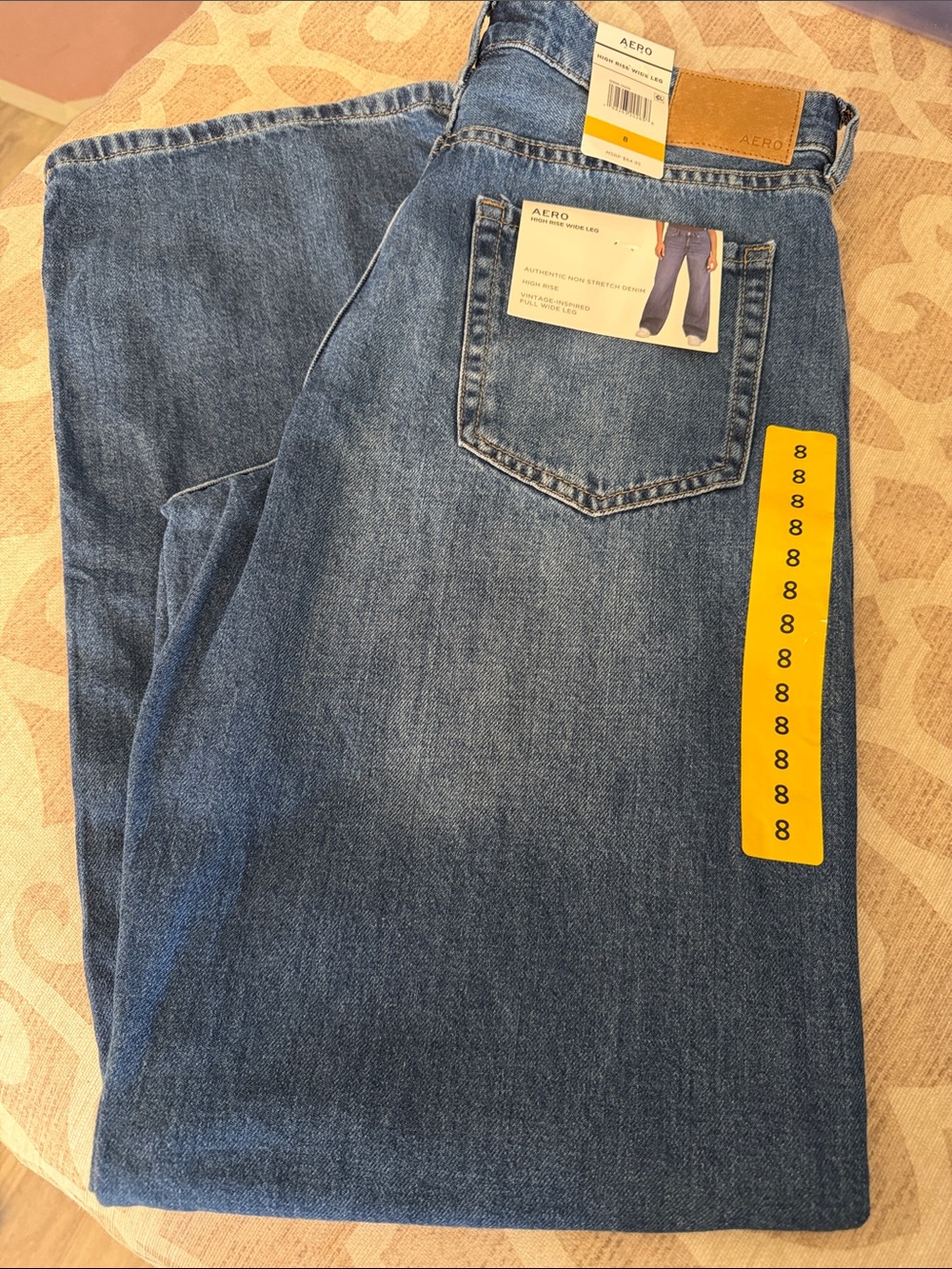NWT AEROPOSTALE high rise, wide leg women’s denim size 8